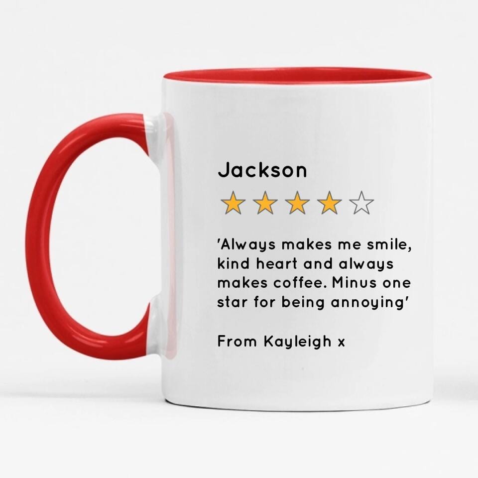 Personalised Review Mug